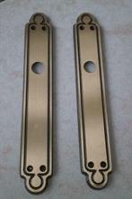 2 garnitures clinche de porte 22.5 cm couleur bronze, Bricolage & Construction, Enlèvement