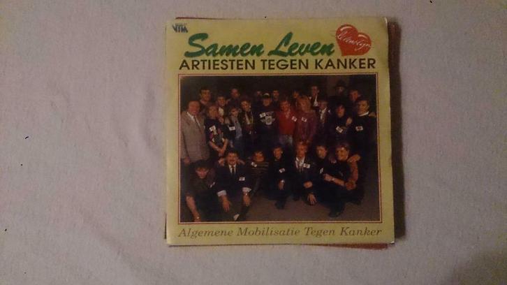 Levenslijn - samen leven / artiesten tegen kanker, Cd's en Dvd's, Vinyl Singles, Ophalen of Verzenden