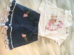 Monnalisa setje short en t shirt 18maand, Comme neuf, Fille, Ensemble, Monnalisa