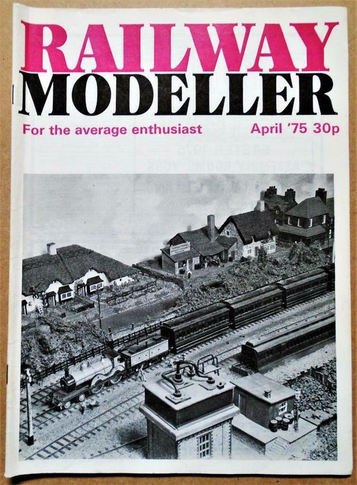 Railway Modeller, For the average enthousiast - April '75, Hobby en Vrije tijd, Modeltreinen | Overige schalen, Gebruikt, Boek, Tijdschrift of Catalogus