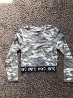 Long sleeve crop top maat 134-140 €6, Ophalen of Verzenden, Zo goed als nieuw, Meisje, Shirt of Longsleeve