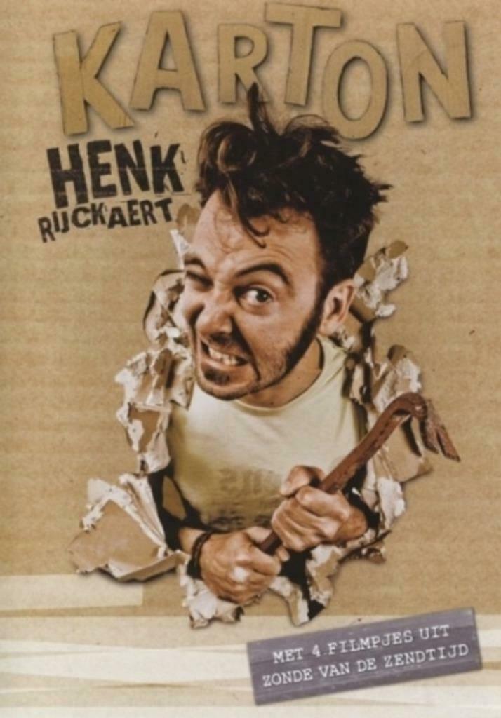 DVD Henk Rijckaert - Karton (2010) (DVD1), Cd's en Dvd's, Dvd's | Cabaret en Sketches, Stand-up of Theatershow, Alle leeftijden
