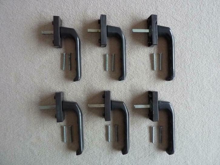 6 handvatten voor deuren en ramen fabrikant ENGELS, Doe-het-zelf en Bouw, Hang- en Sluitwerk, Zo goed als nieuw, Klink of Kruk