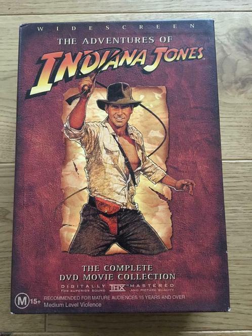 Indiana Jones dvd box (4 dvd's), CD & DVD, DVD | Action, Enlèvement ou Envoi