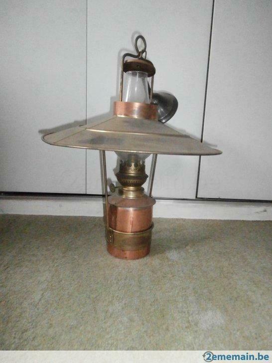 lampe à huile de bateau, Antiquités & Art, Antiquités | Éclairage, Enlèvement