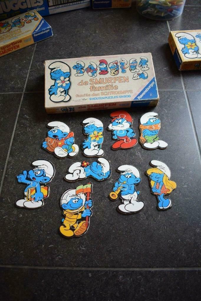 PUZZLE SILHOUETTES SCHTROUMPF RAVENSBURGER RARE, Collections, Schtroumpfs, Utilisé, Autres types, Différents Schtroumpfs, Enlèvement ou Envoi