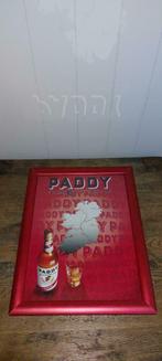 Authentique miroir publicitaire Paddy Irish whiskey, Comme neuf, Rectangulaire, Envoi