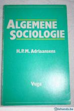 Algemene Sociologie - H.P.M. Adriaansens, Livres, Livres d'étude & Cours, Utilisé