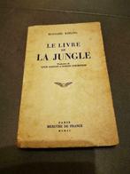 Le livre de la jungle Kipling 1951 rare, Boeken, Literatuur, Ophalen