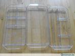 boitiers de rangement en plastique transparent x3, Maison & Meubles, Accessoires pour la Maison | Autre, Enlèvement, Utilisé