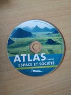 CD-ROM PC/Mac Atlas Erasme Espace et société, Comme neuf, Enlèvement ou Envoi