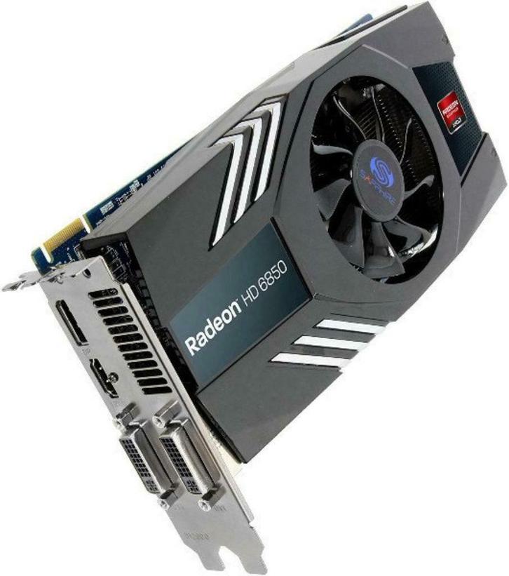 AMD Radeon HD 6850 Videokaart, Computers en Software, Videokaarten, Zo goed als nieuw, AMD, PCI, GDDR5, HDMI, DisplayPort, DVI