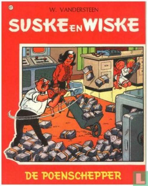 Suske en Wiske De Poenschepper - 1e druk 1967 red,staat, Livres, BD, Utilisé, Une BD, Enlèvement ou Envoi