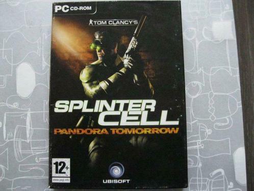 pc cd-rom Splinter Cell box, Games en Spelcomputers, Games | Pc, Gebruikt, Ophalen of Verzenden
