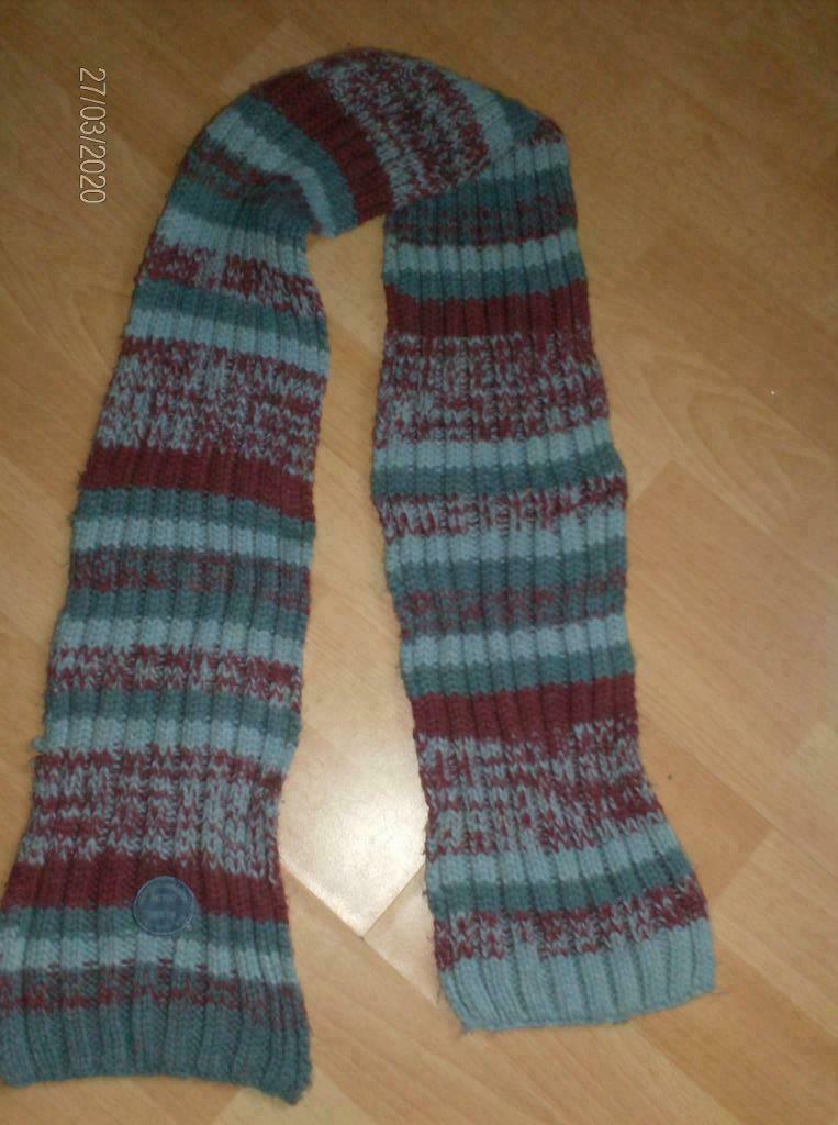 SJAAL MERK TCF – RETRO DENIM GROEN, Enlèvement ou Envoi, Porté, Écharpe