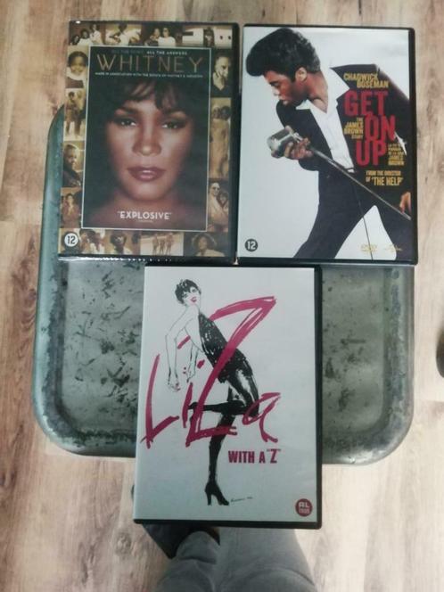 3 muzikale films (Whitney Houston, James Brown, Liza Minelli, CD & DVD, DVD | Drame, Drame, À partir de 12 ans, Enlèvement ou Envoi