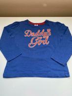 Blauwe Longsleeve “Daddy’s Girl” maat 86, Ophalen of Verzenden, Zo goed als nieuw, Meisje, Shirtje of Longsleeve