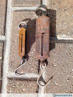 2 Balances avec crochet anciennes, Enlèvement, Utilisé