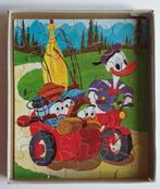 vintage houten puzzel - Donald Duck, En bois, 10 à 50 pièces, 4 à 6 ans, Utilisé