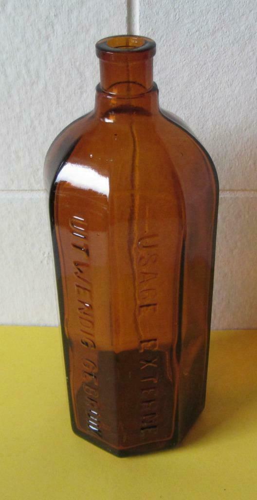 Bouteille Pharmacie - 1 litre - Bilingue, Antiquités & Art, Curiosités & Brocante, Enlèvement ou Envoi