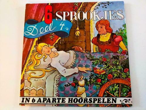 Vinyl LP 6 Sprookjes Verhaaltjes Doornroosje Hans & Grietje, Cd's en Dvd's, Vinyl | Kinderen en Jeugd, Verhaal of Sprookje, Ophalen of Verzenden