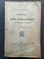 Dictionnaire de Chimie Photographique - Braun, Enlèvement ou Envoi