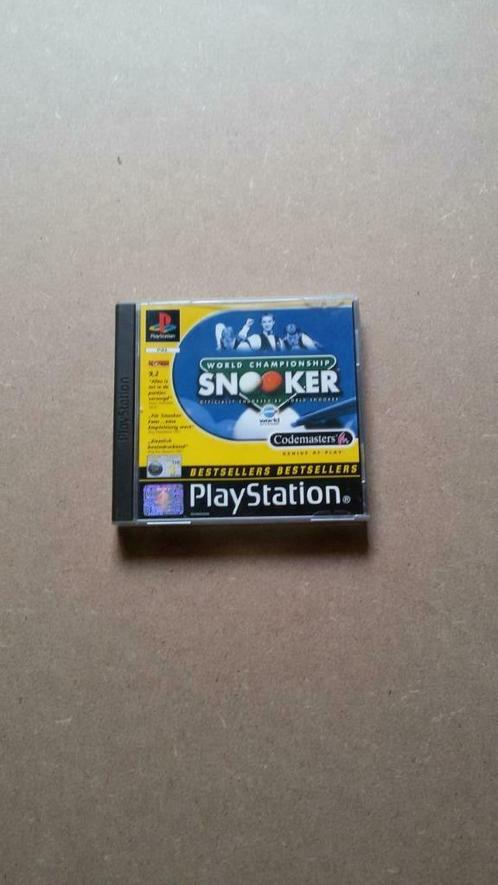 PS1 game: World championship snooker, Consoles de jeu & Jeux vidéo, Jeux | Sony PlayStation 1, Utilisé, Sport, 2 joueurs, À partir de 12 ans