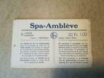Boekje oude prentbriefkaarten SPA - AMBLEVE, Ophalen of Verzenden, Ongelopen, Luik