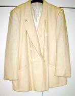 Vintage Prachtig klassiek dames vest - blazer beige, Kleding | Dames, Maat 38/40 (M), Wit, Ophalen of Verzenden, Jasje