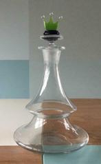 Glazen Design wijn / likeur / whisky karaf.        (15), Glas of Glazen, Gebruikt, Ophalen of Verzenden