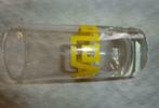 #A limonade glas VAL Orange Aktola Citron ' Geel ' Haacht, Ophalen of Verzenden, Nieuw, Frisdrankglas
