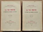 La Vie Privée au Temps des premiers Capétiens - 1911/Complet, Livres, Alfred Franklin, Utilisé, 14e siècle ou avant, Enlèvement ou Envoi