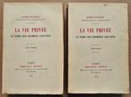 La Vie Privée au Temps des premiers Capétiens - 1911/Complet, Alfred Franklin, Enlèvement ou Envoi, 14e siècle ou avant, Utilisé