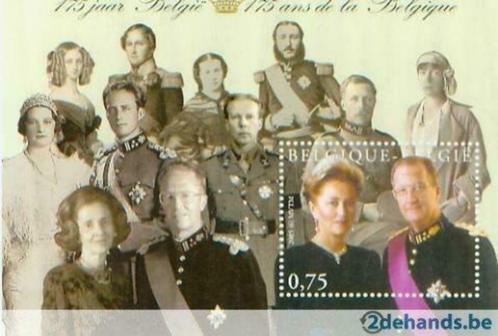 Blok 175 jaar België jaar: 2005, Postzegels en Munten, Postzegels | Europa | België, Postfris, Koninklijk huis, Postfris, Ophalen of Verzenden