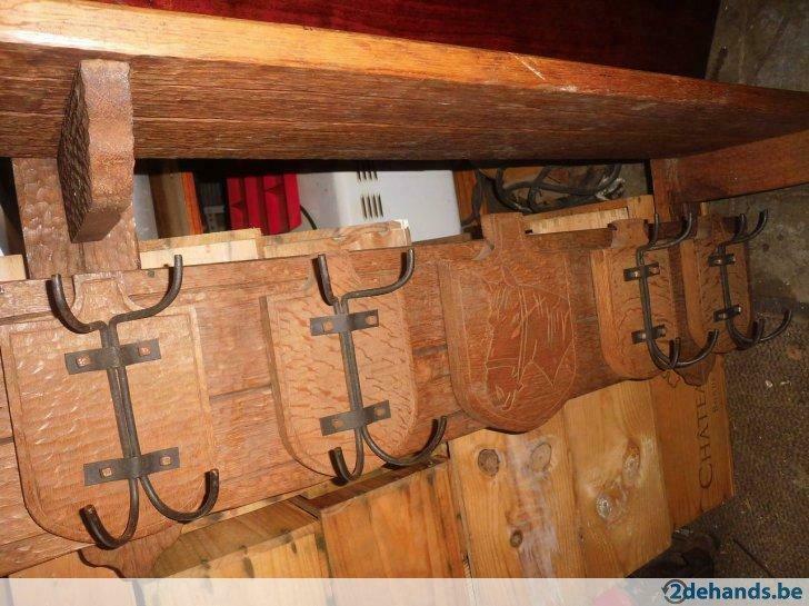 eiken kapstok, Ophalen, Gebruikt