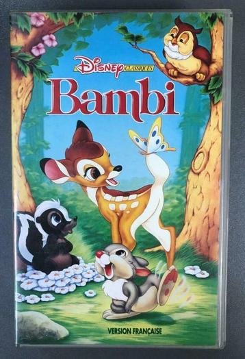 VHS Bambi, Enlèvement ou Envoi, Dessin animé, Tous les âges, Utilisé