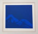 "Naakt in blauw" - Paul Verbeeck, Antiek en Kunst, Kunst | Litho's en Zeefdrukken, Ophalen