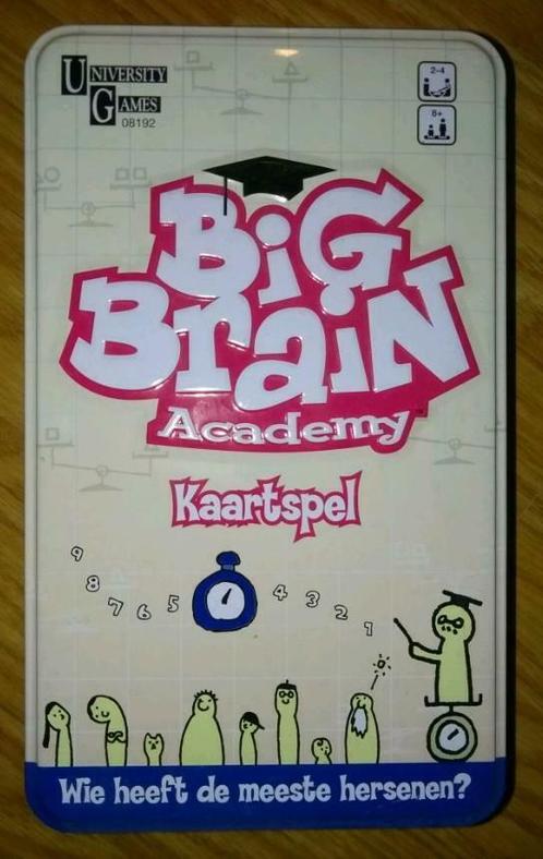 Big Brain Academy Kaartspel, Hobby en Vrije tijd, Gezelschapsspellen | Kaartspellen, Zo goed als nieuw, Een of twee spelers, Drie of vier spelers