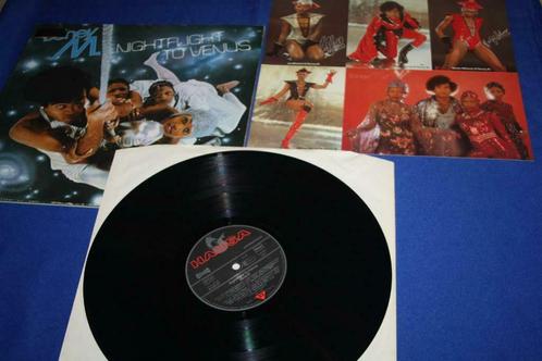 Langspeelplaat Boney M. Nightflight to Venus; + kaarten 1978, Cd's en Dvd's, Vinyl | Pop, Gebruikt, 1960 tot 1980, 12 inch, Ophalen of Verzenden