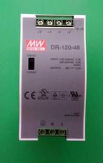 Mean Well DR-120-48 power supply 230V - 48 Volt DC 2,5 amp !, Nieuw, Ophalen of Verzenden