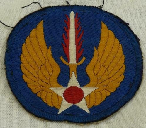 Embleem / Patch, US Army Air Forces Europe Command USAAF.(1), Verzamelen, Militaria | Algemeen, Luchtmacht, Embleem of Badge, Ophalen of Verzenden