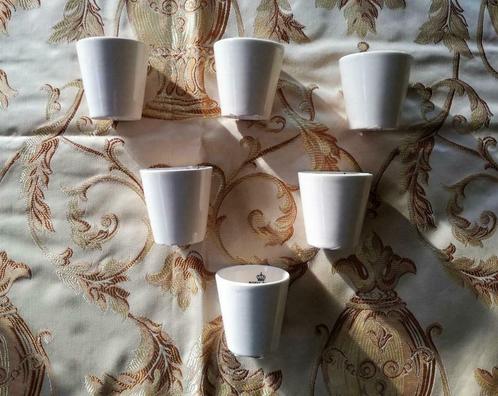 Royal Boch. Expresso tasses / bols. 6 pièces neuves., Huis en Inrichting, Keuken | Servies, Nieuw, Overige typen, Effen, Keramiek