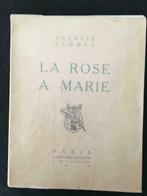 La rose à Marie - Francis Jammes, Envoi