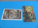 2 cpa postées en 1923, 1924 par postes militaires Belgique, Collections, Cartes postales | Belgique, Affranchie, 1920 à 1940, Enlèvement ou Envoi