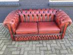 CHESTERFIELD 2.5 ZIT ZETEL OXBLOOD ROOD GRATIS GELEVERD!, Antiek en Kunst, Ophalen of Verzenden