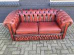 CHESTERFIELD 2.5 ZIT ZETEL OXBLOOD ROOD GRATIS GELEVERD!, Enlèvement ou Envoi