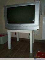 kleurentelevisie jvc met plat scherm, Audio, Tv en Foto, Vintage Televisies, Ophalen, Gebruikt