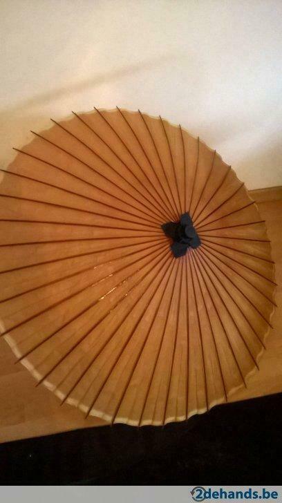 Chinese bamboe paraplu, Huis en Inrichting, Woonaccessoires | Overige, Gebruikt, Ophalen