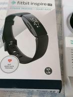 montre noir cardio waterproof fitbit inspire+bracelet change, Nieuw, Overige merken, Overige materialen, Ophalen of Verzenden