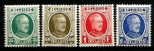 België 1927 Houyoux OBP 254/257**, Timbres & Monnaies, Timbres | Europe | Belgique, Non oblitéré, Gomme originale, Maison royale